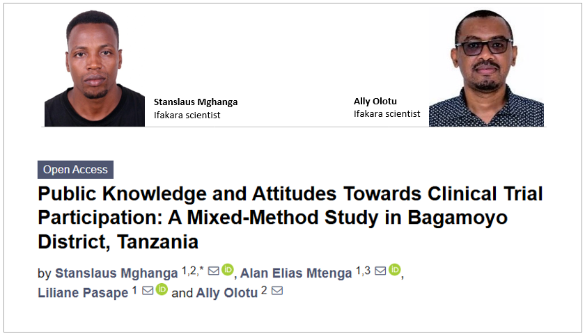 PUBLIC KNOWLEDGE: Bagamoyo general population strongly supports clinical trials despite knowing little about them