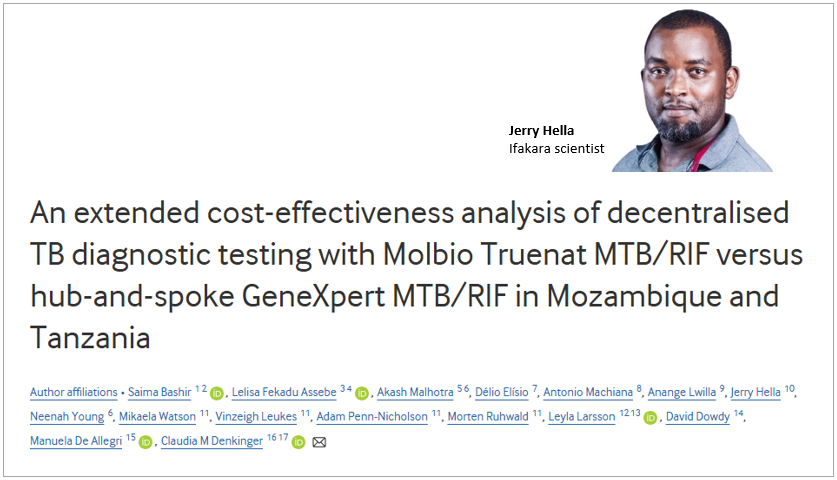 TB: Decentralizing testing cuts costs, improves early access to treatment