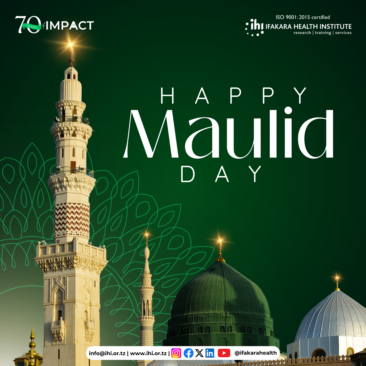 HOLIDAY: Maulid greetings to all our partners