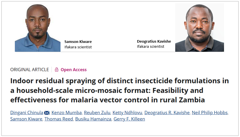 MALARIA CONTROL: Different insecticides between homes may tackle mosquito resistance