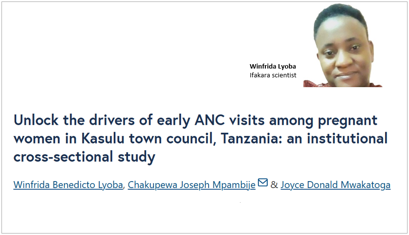 MATERNAL HEALTH: Only 32 in 100 pregnant women go to the clinic early in western Tanzania, study reveals