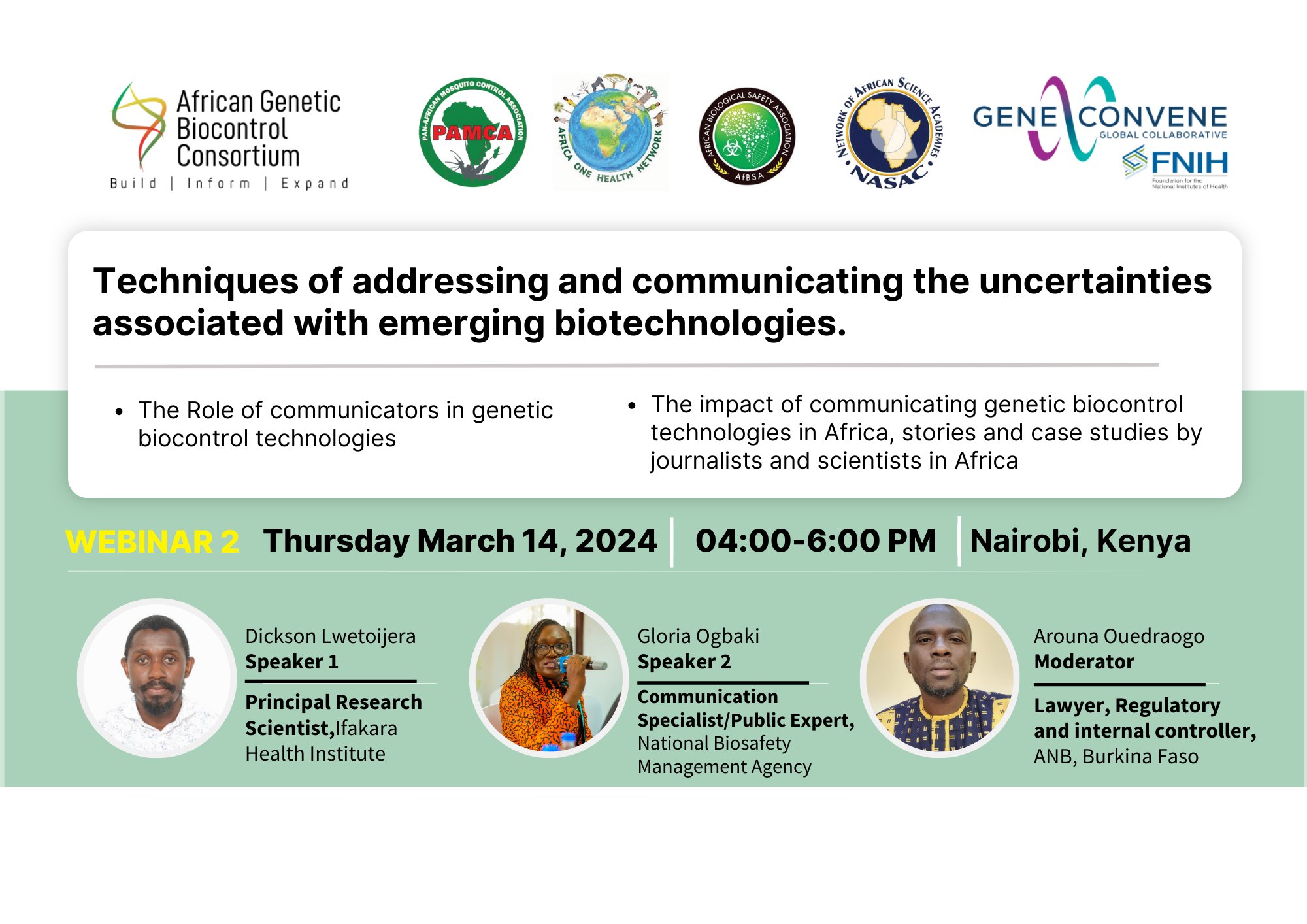 WEBINAR: Communicating genetic biocontrol