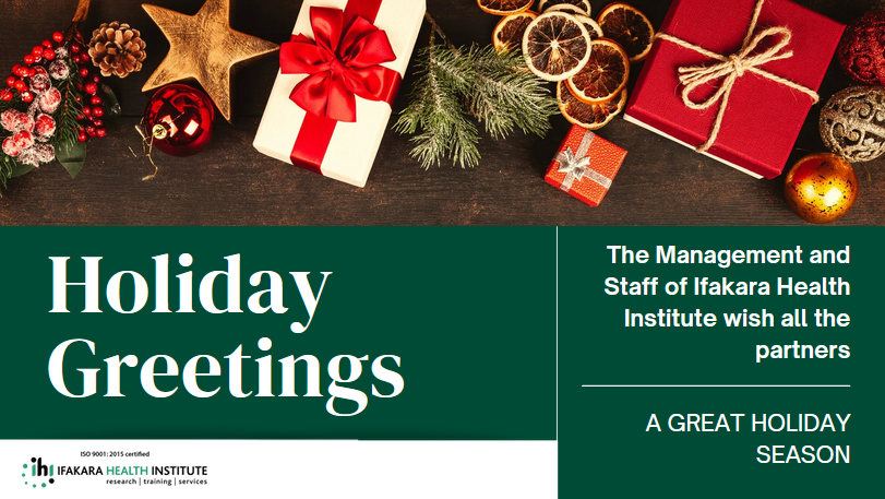 HOLIDAY GREETINGS: We wish all our partners a great holiday season!