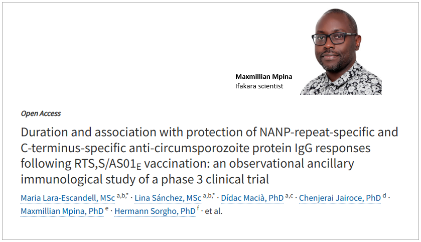 MALARIA VACCINE: Study finds long-lasting antibodies may improve protection against disease