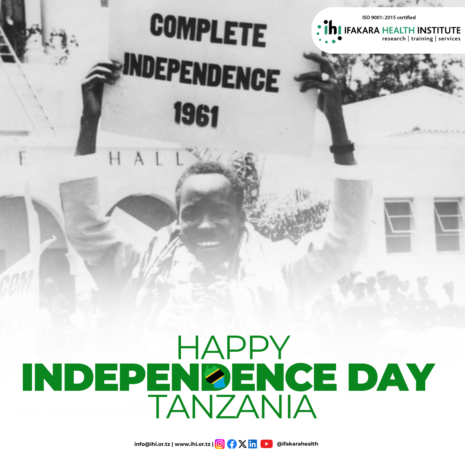 ANNIVERSARY:  Independence Day – Tanzania turns 64!