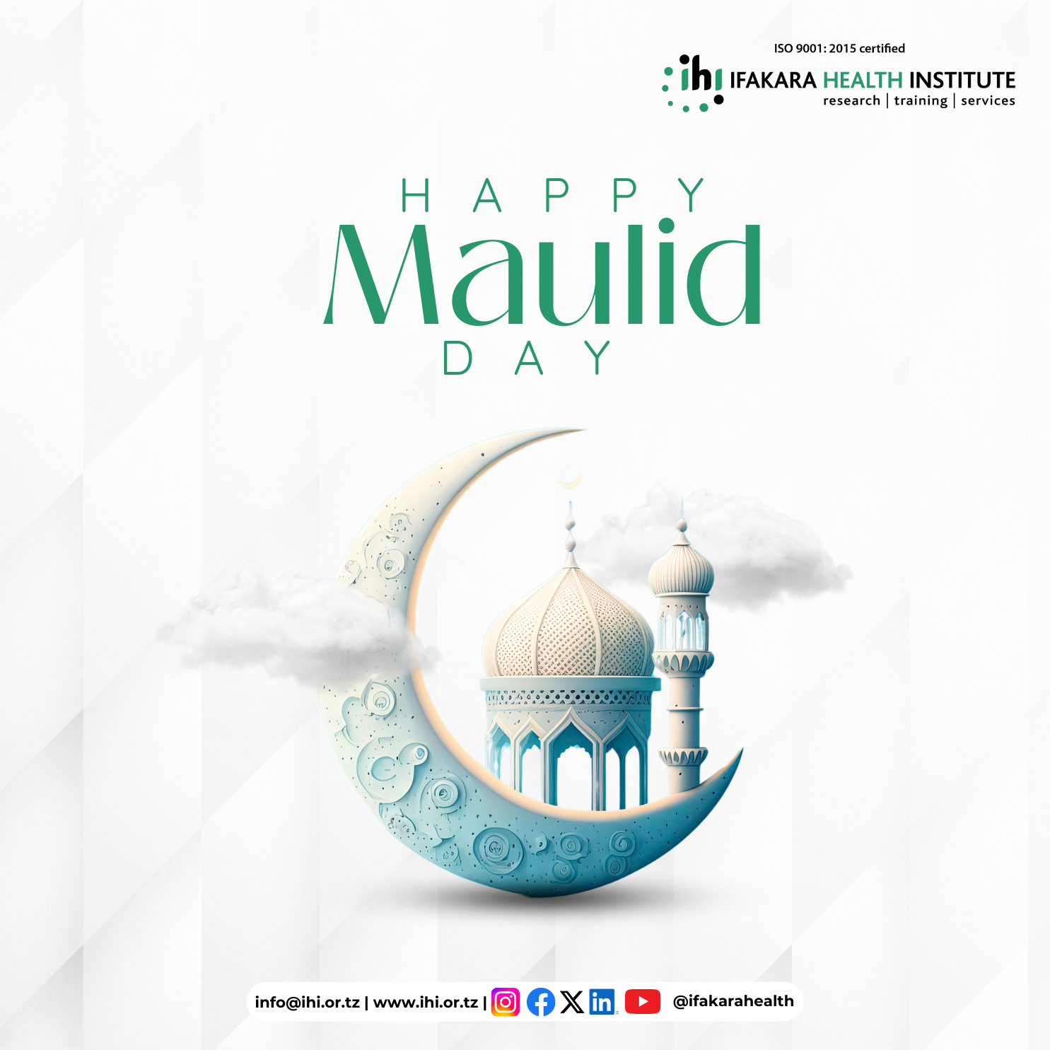 HOLIDAY:  Maulid greetings to all our partners