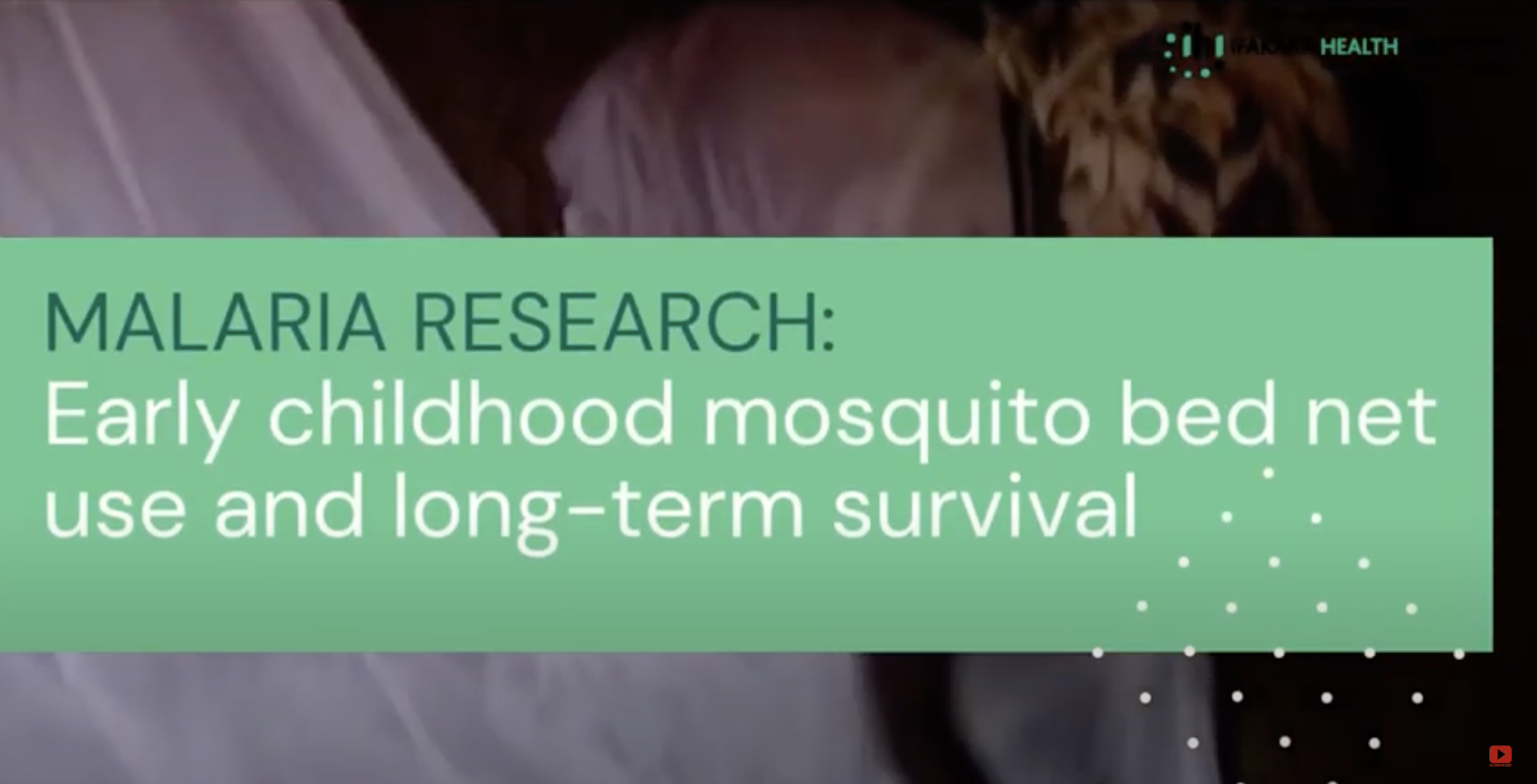Early childhood mosquito bed net use and long-term survival