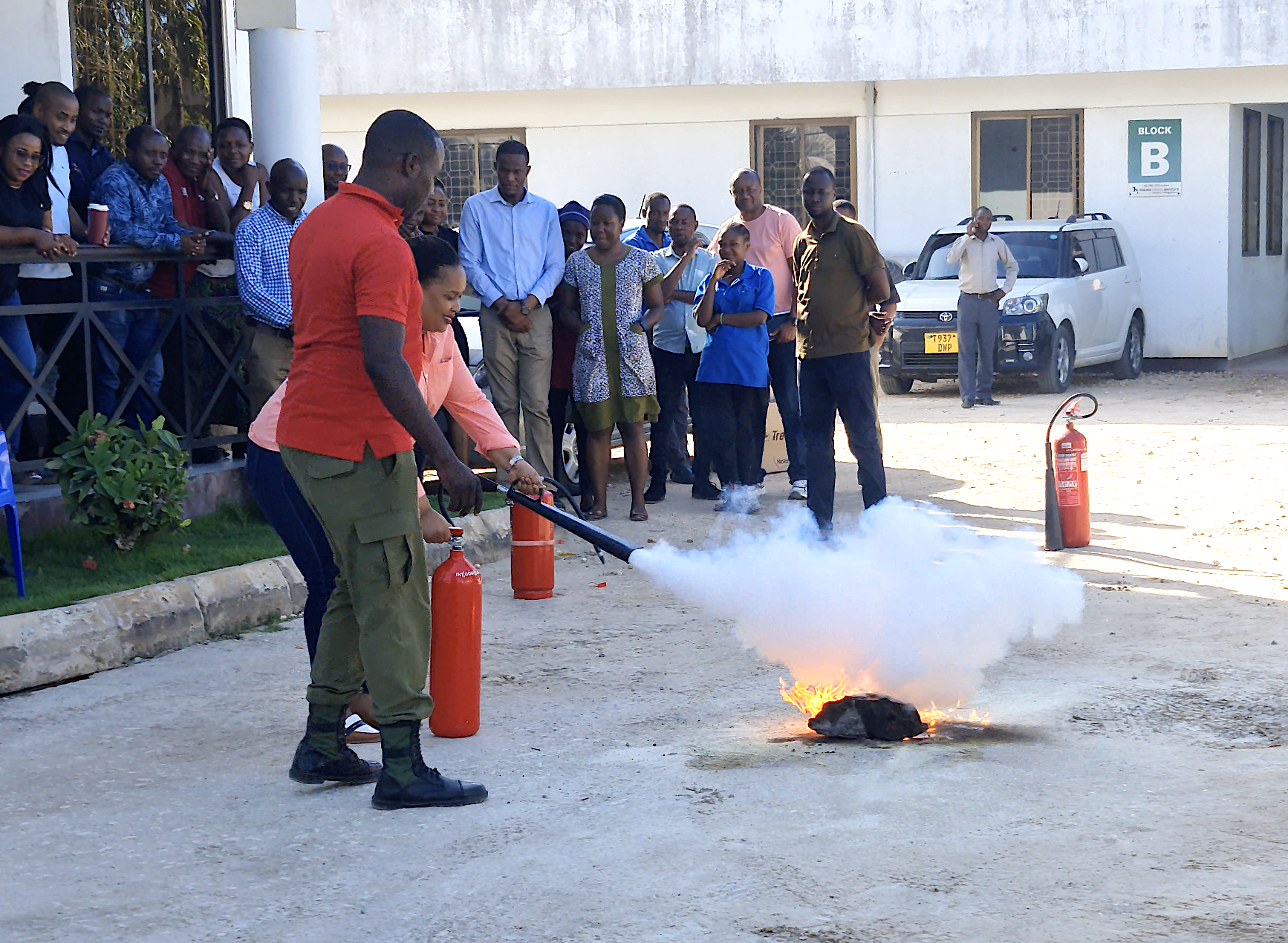SAFETY: Ifakara raises staff awareness on firefighting during emergencies