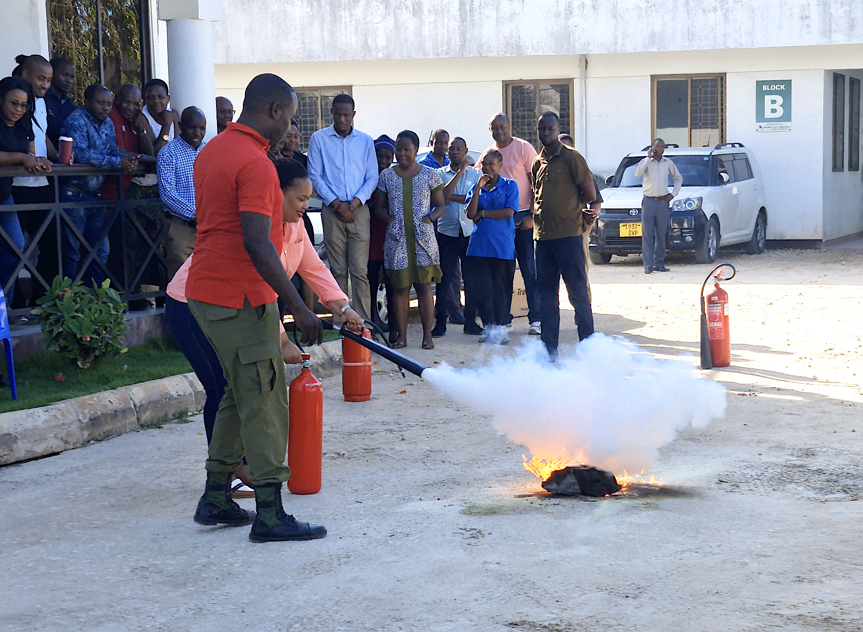 SAFETY:  Ifakara raises staff awareness on firefighting during emergencies