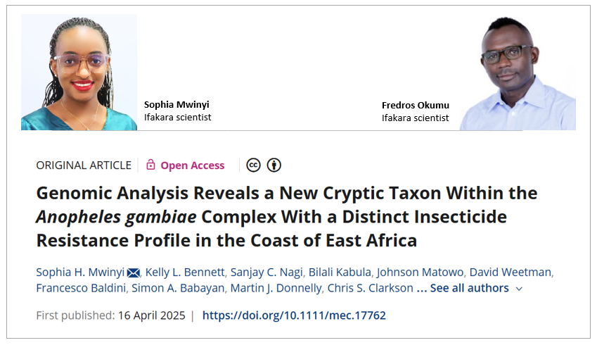 DISCOVERY: New mosquito species with unique resistance profile found in Tanzania’s coast