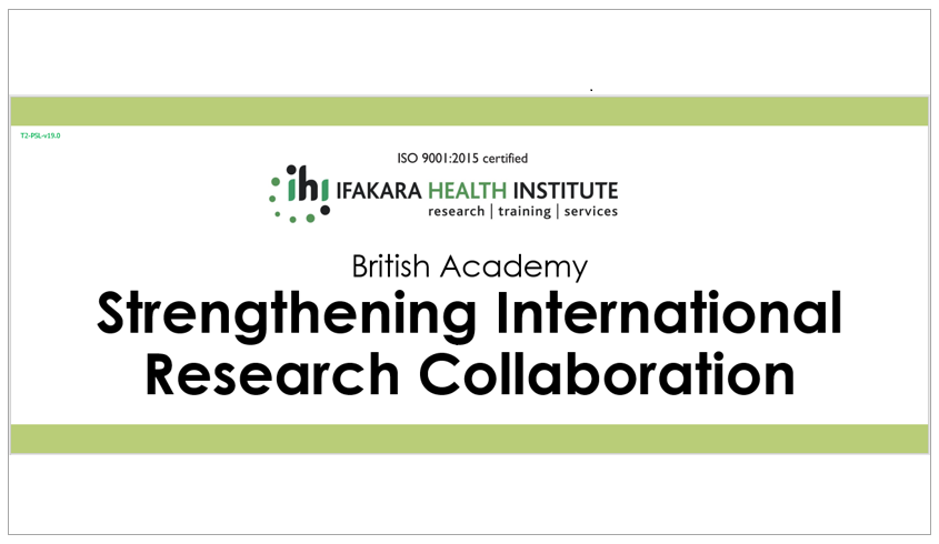 Strengthening International Research Collaboration