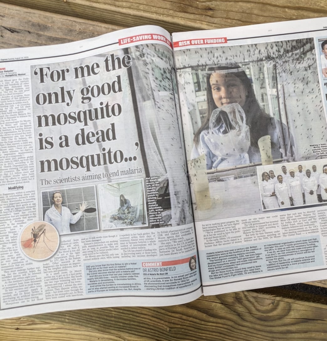 FEATURE: Read UK’s The Daily Express article spotlighting Ifakara on the frontline against malaria