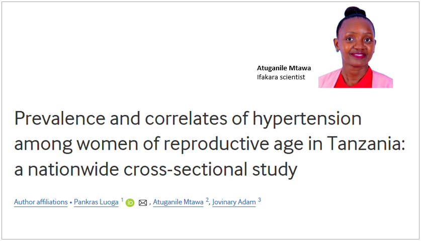 SURVEY: 1 in 9 Tanzanian women has undiagnosed high blood pressure