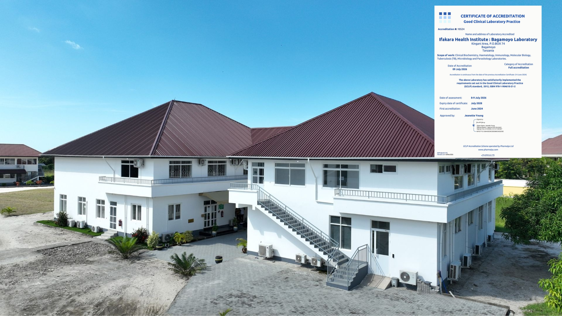 MILESTONE:  Bagamoyo lab achieves GCLP certification