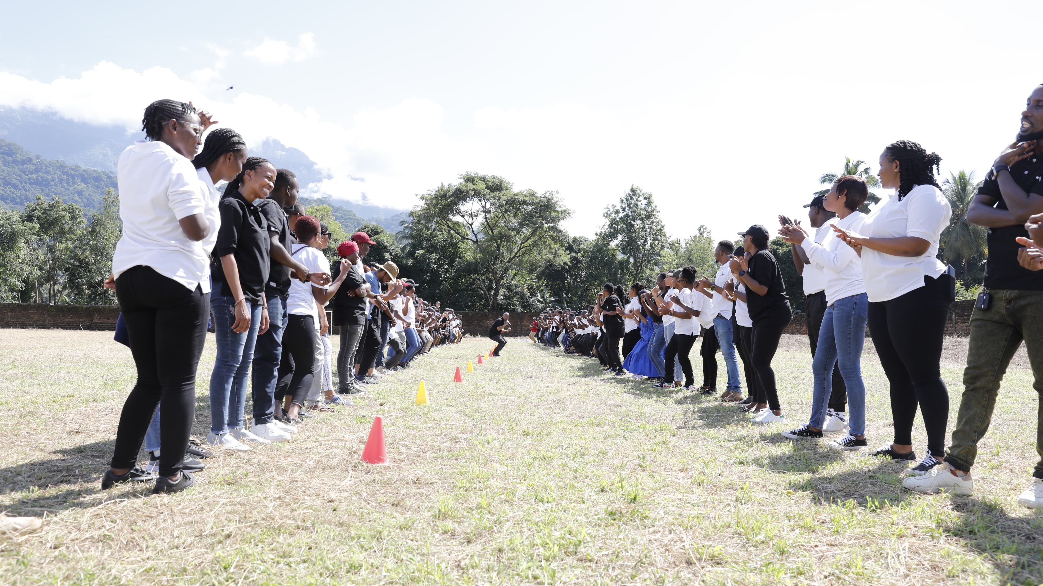 TEAM BUILDING: Ifakara staff engage in activities to strengthen team spirit