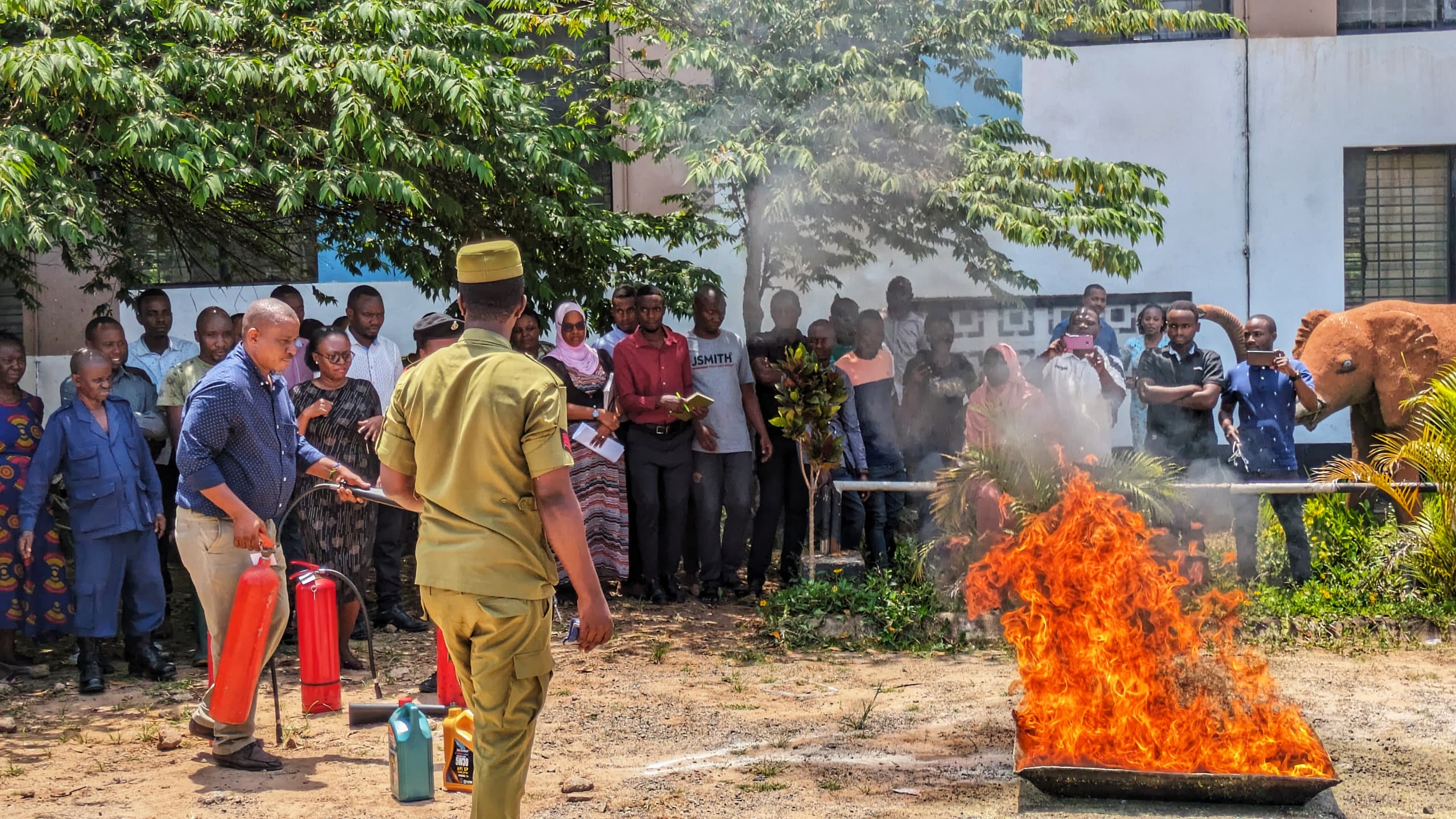PREPAREDNESS: Ifakara raises staff fire safety awareness