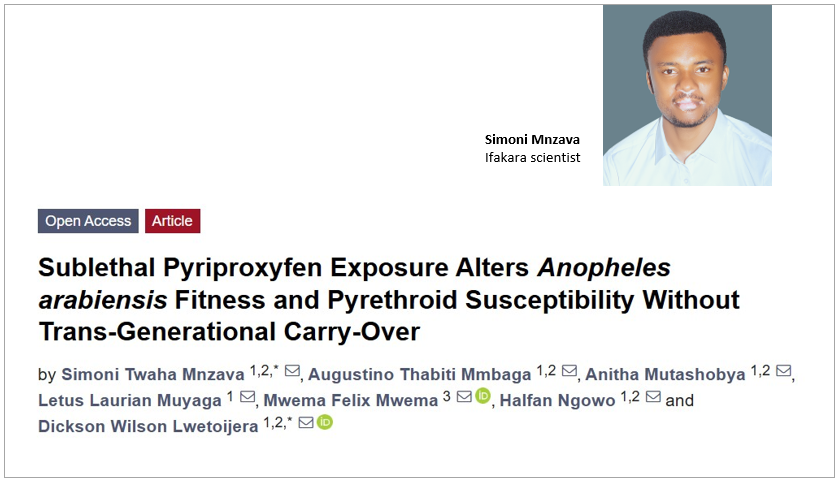 INSECTICIDE: Malaria mosquitoes weakened by common control chemical