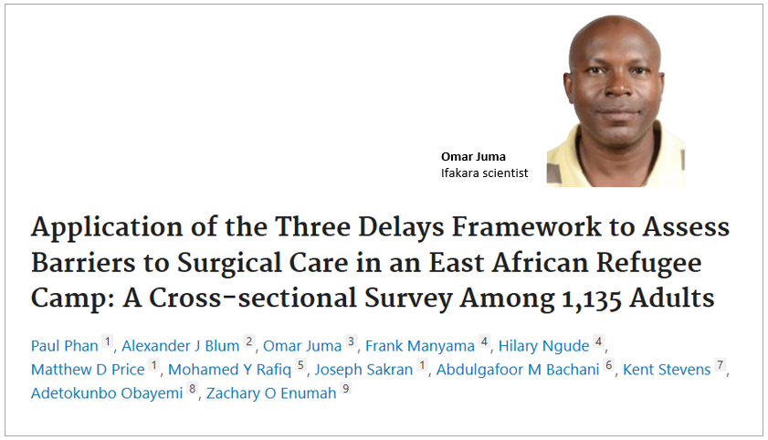 REFUGEE HEALTH: Evidence reveals barriers delaying surgical care for refugees in Tanzania
