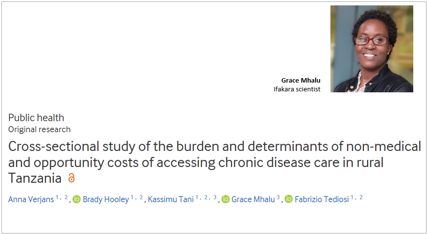 HEALTH ECONOMICS: High non-medical costs for chronic disease patients in Tanzania