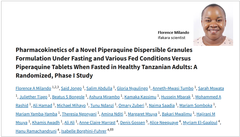MALARIA: How food influences drug effectiveness
