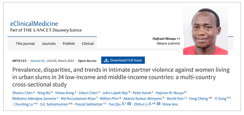 GENDER: New study reports shocking rates of violence against women in urban slums