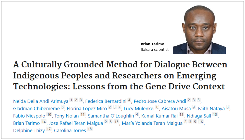 CITIZEN SCIENCE: Building trust through dialogue on gene drive research