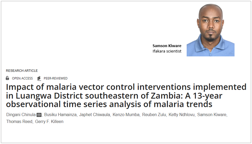 MALARIA: Long-term control efforts cut cases in Zambia