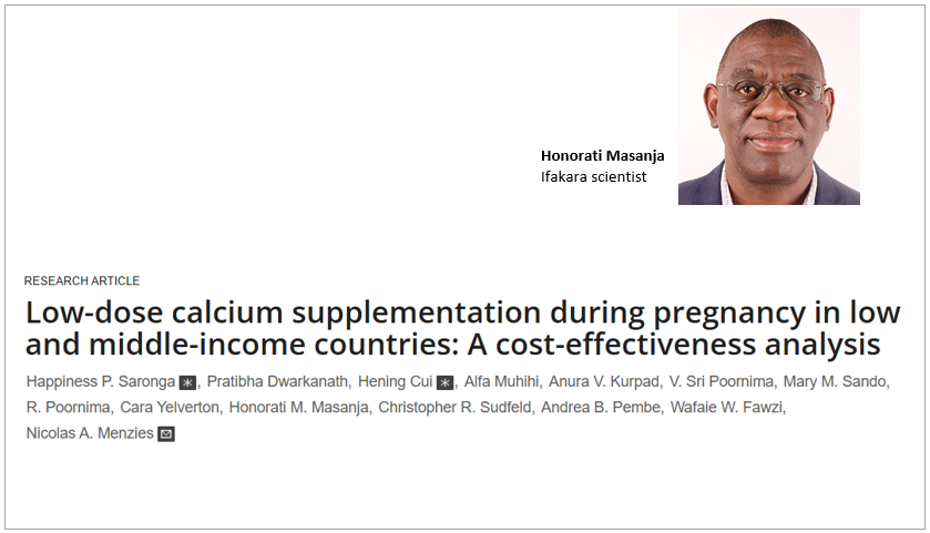 MATERNAL HEALTH: Low-dose calcium in pregnancy could save millions of lives, study finds