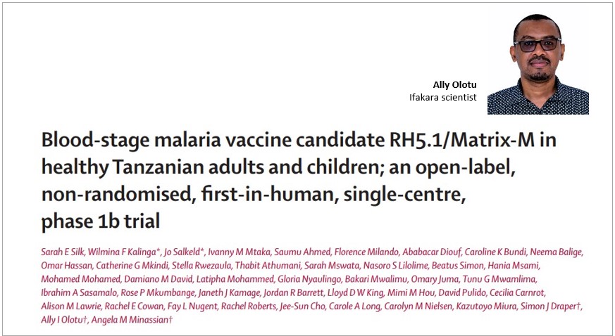 MALARIA VACCINE: New candidate shows promise in early trials