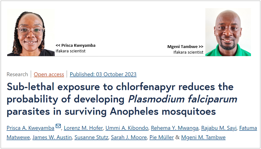 CONFIRMED: New insecticide can kill resistant mosquitoes, reduce malaria infections