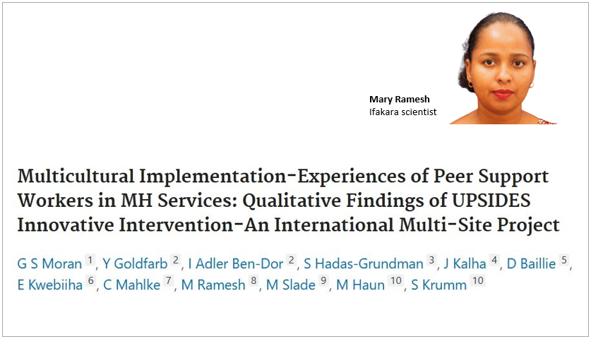 MENTAL HEALTH: Peer support is transforming care globally