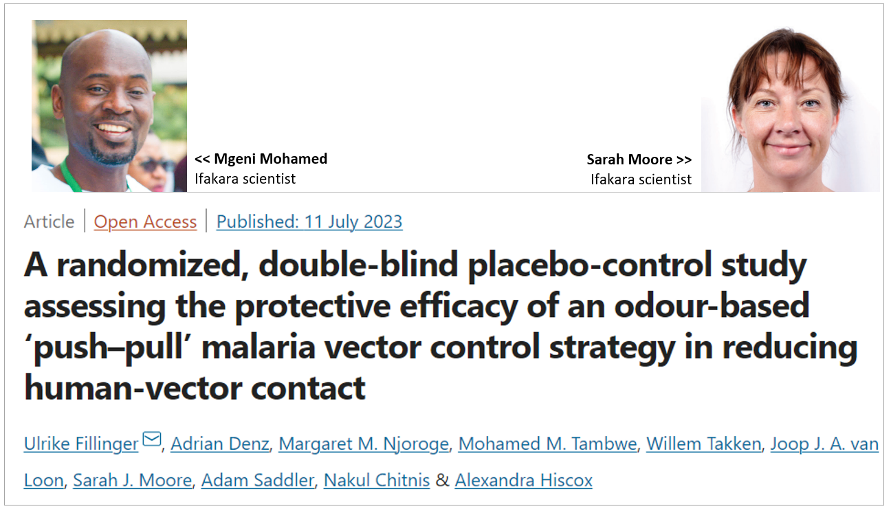 MALARIA CONTROL: Call for more studies to prevent outdoor mosquito bites