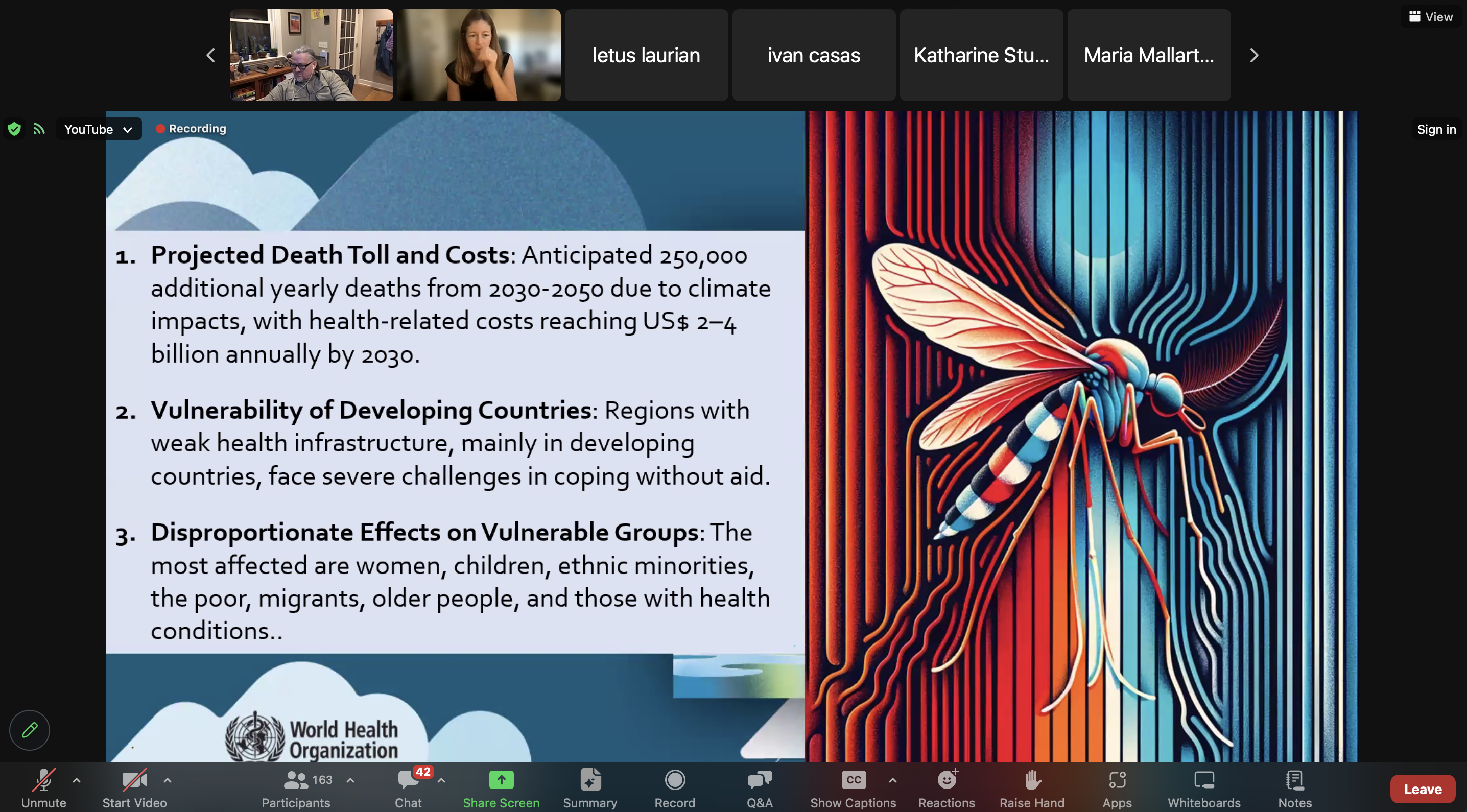 MASTERCLASS: Top experts discuss climate, mosquitoes and disease